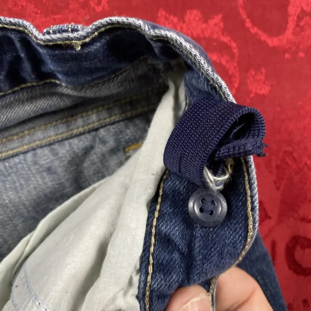Urban Pipeline Jeans Boys 12 Husky Blue Straight Leg Dark‎ Wash Adjustable Waist